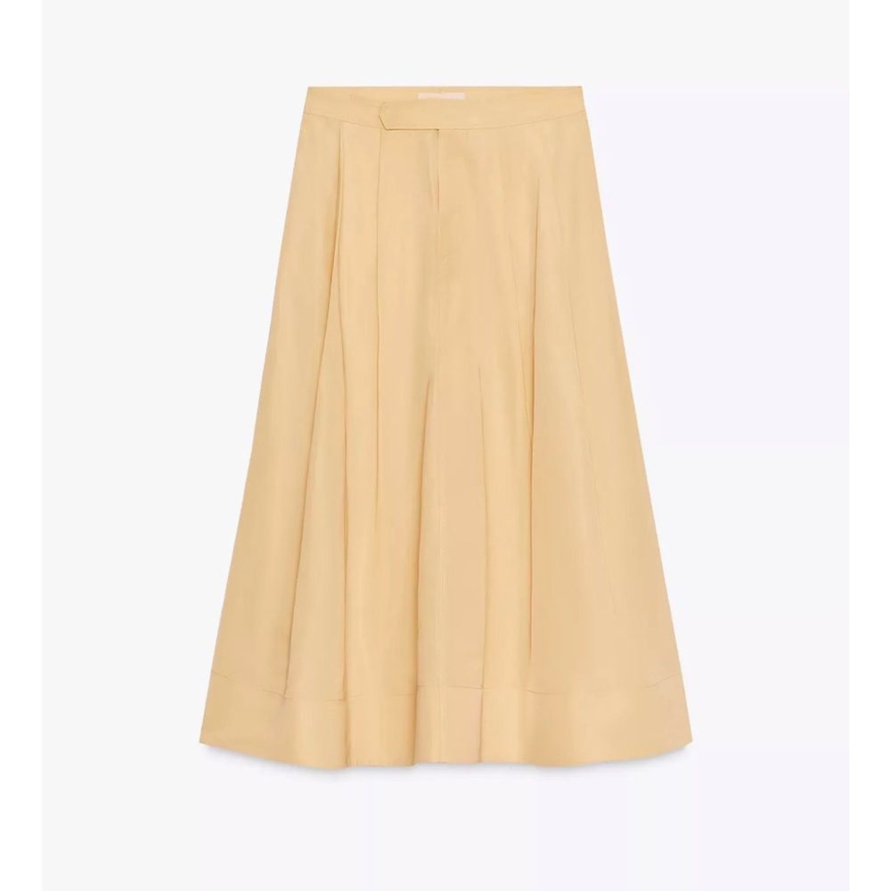 Zara Cream A-Line Skirt